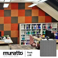在飛比找PChome24h購物優惠-Muratto 葡萄牙設計牆壁吸音防水造型有機軟木塊4片/盒