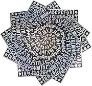 ERINGOGO Easy Peel Stick Mailbox Number Decals Reflective Letter Stickers 12 Pack for Outdoor Use