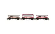 Hornby R6963 OO Gauge National Wagon Preservation Group, Hopper wagons, three pa
