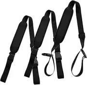 3Pcs Backpack Straps 70.9 Inch Adjustable Carrying Straps with Wide Pad for Folding Chair Beach Chair Backpack for Beaches Camping Backpacking Picnics Beach Strap