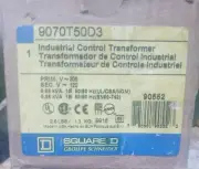 SQUARE D 9070T50D3 CONTROL TRANSFORMER PRIM208V SEC 120V