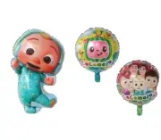 3PCS COCOMELON GIANT BALLOONS HELIUM FOIL Party Supplies Decoration youtube kids