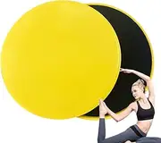 Central Sliding Control - Sliding Elements Exercise | Slider Discus in Two Discussions for Exercises, Exercise Sliding Slider Fitness Discs for Abdominal Muscles