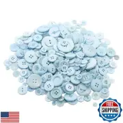 YUYUDEHM 500-600 Pcs Resin Buttons, Assorted Sizes Craft Buttons, Mixed Color