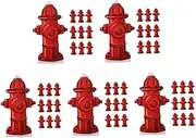TOPPERFUN 5sets Pet Toilet Training Props Dog Training Fire Hydrant Urine Station for Indoor Dogs 10pcs*5