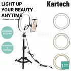 Kartech LED Ring Light Stand Lamp Diffuser Selfie Makeup Live Tripod 7"/10"