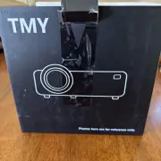NEW TMY Mini Projector, Upgraded Bluetooth Projector with Screen, 1080P Full HD