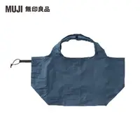在飛比找momo購物網優惠-【MUJI 無印良品】尼龍廣口購物袋(共2色)