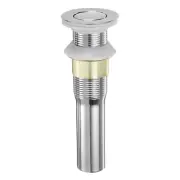 7"Sink Drain Clamshell Drain Stopper Silvery 1PCS