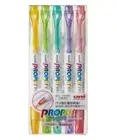 Uni Mitsubishi Propus Window Soft Color Double Sided Highlighter 5 Colour Set