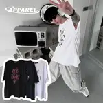 【APPAREL】韓國🇰🇷THE WORLD OF特殊字型短T 寬鬆短T 寬鬆短袖 寬鬆上衣