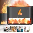 3D Flame Essential Oil Diffuser Aroma Humidifier 250ml USB Air Purifier Mist NEW