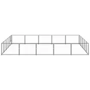 Andala Pets Dog Kennel Black 25 m Steel