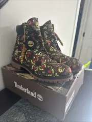 DS TIMBERLAND ATMOS FABRICK BLACK 6 IN BOOT SZ 13 MM supreme