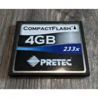 在飛比找蝦皮購物優惠-現貨馬上出 CF記憶卡 4G pretec 233X 二手