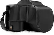 MegaGear Leather Camera Case Compatible with Panasonic Lumix DC-FZ80