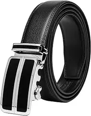 [Mondvell] Men's Ratchet Belt with Automatic Quick-Release Buckle - Secure Fit, Comfortable, and Stylish. Perfect for Everyday Wear and Formal Occasions.