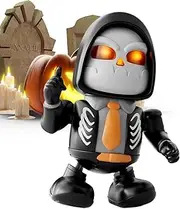 Kids Robot Toy - Musical Halloween Electric Robot with Light,Smart Sensing Funny Prank Toys for Ages 3 & up Kids Children Classroom Kindergarten School Home