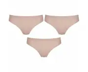 3x Sloggi Wow Comfort 2.0 Tai Womens Underwear Bikini Briefs Foundation Nude Bulk Undies Panties Tan Brown