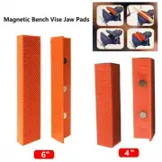 For Vise Bench Machine Tools Jaw Pads Bench Vice Rubber Soft Accessories