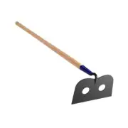 Bon Tool Garden Hoe 5.75"Hx9.5"W Solidwood Handle Durable Steel Forged Blade