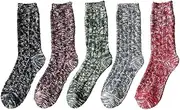 [Kosoa] Men's Dress Socks, Colorful Funky Socks for Men, Fashion Patterned Socks, Size 7-11, 5 Pairs, Multi, 14
