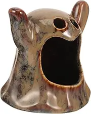 CORHAD Ceramic Ghost Tealight Holder Halloween Decorative Candle Stand Home Decor Candlestick Holder
