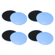 8 Packs Dual Sided Core Sliders Exercise Sliders for Working Out, Blue