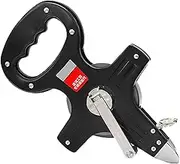 Open Reel Tape Measure - Open Reel Fiberglass Tape Measure | Collision Resistant Shell Track and Field Measuring Tape with Hand Crank for Appraisers, Track, Engineer