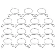 15 Pcs Fuel Line Hose Tubing Spring Clips 13.5mm Water Pipe Spring Clip Clamps