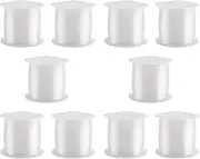 Veulrn 10pcs 0.2mm Diameter Clear Nylon Fish Fishing Line Spool Beading String