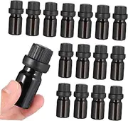 FOMIYES 20pcs Brown Essential Oil Bottle Travel Bottles Reusable Dispensing Essential Oil Diffuser Olive Oil Mist Bottle for Jar Charcuterie Diffusers Glass