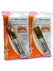 (Lot of 2).Sally Hansen Lip Inflation Plumping Treatment - 6690-15 Clear gloss