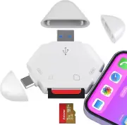 Trail Camera Viewer SD Card Reader, Compatible with iPhone, iPad, Mac, Android
