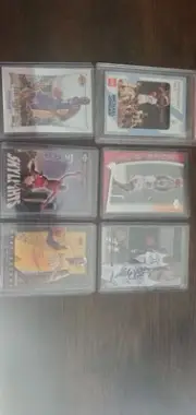 Michael Jordan Kobe Bryant Lot X6 Psa 8 Kobe Lower Mercer Auto Prizm