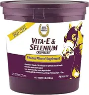 Horse Health Vita-E & Selenium Crumbles, Supports Optimal Muscle Health in Horses, 3 pounds, 96 Day Supply, Model Number: 100542322