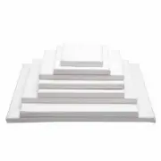 1 PCS Blank Artist Canvas Art Board Plain Painting Stretched Framed White