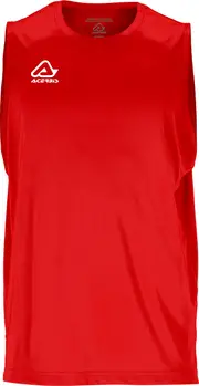 Acerbis Sports Dave, jersey sleeveless , color: Red/White , size: XXS
