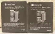 SNOW PEAK Table Top Architect system Base Clamp CK-300 Set of 2 JAPAN