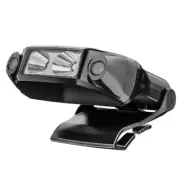 Black LED Clip On Hat Cap Light Headlight Headlamp Flashlight Lamp Torch Fishin