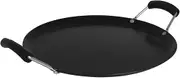 IMUSA USA CAR-52019T C/S 11" Round Comal with Bakelite Handles, Red