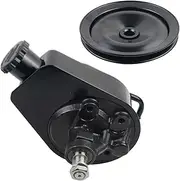 Power Steering Pump W/Single Groove Pulley Compatible With BBC SBC Chevy Saginaw Style