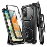 Full Body Heavy Duty Shock Reduction Kickstand Case with Screen Protector for Samsung Galaxy A23 4g 5g