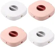 Mini Cable Winder, Retractable Cord Cord Wraps, Charging Cable & Earphone Organizer Box for Home Office [Pack of 4]