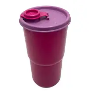 Tupperware ThirstQuake Mega Tumblers Cups 30 oz Multo-color Flip-Top Travel Lids