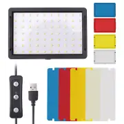 USB-Powered 70-LED Video Light Kit Photography Lighting For Vlogging Live Stream