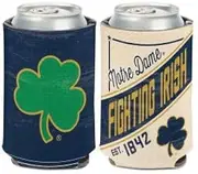 Notre Dame Fighting Irish VINTAGE/SHAMROCK Can Cooler 12 oz.