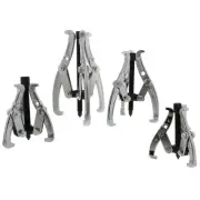 4 Pc Mechanical Gear Puller 3 Jaw Set 3" 4" 6" 8" Gear Pulley Bearing Auto
