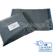 5000 x Grey STRONG Postal Postage Mailing Bags 9.5"x13"