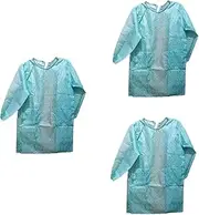 Angoily 3 Pcs Housework Apron Long Sleeve Apron Adults Full Sleeve Apron near Me Waitress Apron Kitchen Apron Long Sleeve Apron Dress Hairdresser Apron Cooking Aprons for Women Smock Home